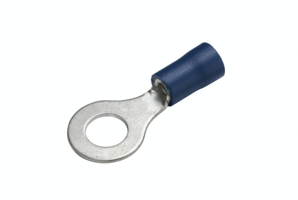 HELLA Leitungsverbinder, blau, von: 1.5mm², bis: 2.5mm², Ringform, Bohrung-Ø: 6.3mm, Set, 8KW 044 039-812