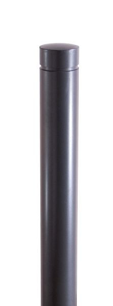 Schake Aluminiumpoller Ø 100 mm, ortsfest, zum Einbetonieren mit Erdanker, Gesamtlänge ca. 1200 mm, 40101B