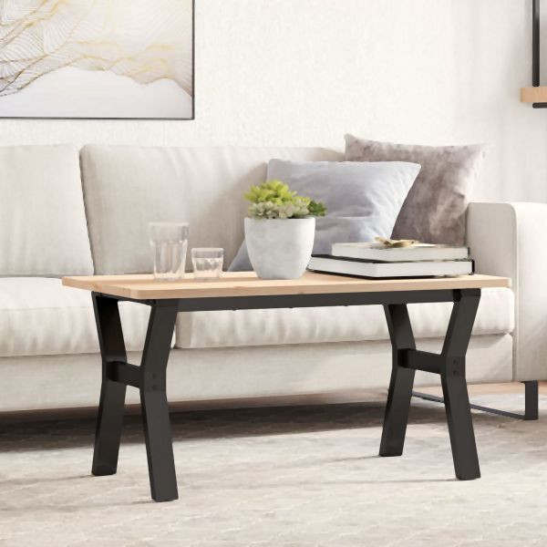 vidaXL Couchtisch-Gestell in Y-Form 80x40x43 cm Stahl, 357924