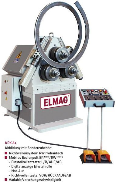 ELMAG Hydraulische Ringbiegemaschine, APK 81, 83138