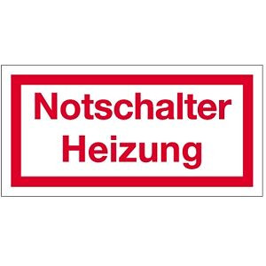 Moedel Notschalter Heizung, Kunststoff, 80x40 mm, 60288