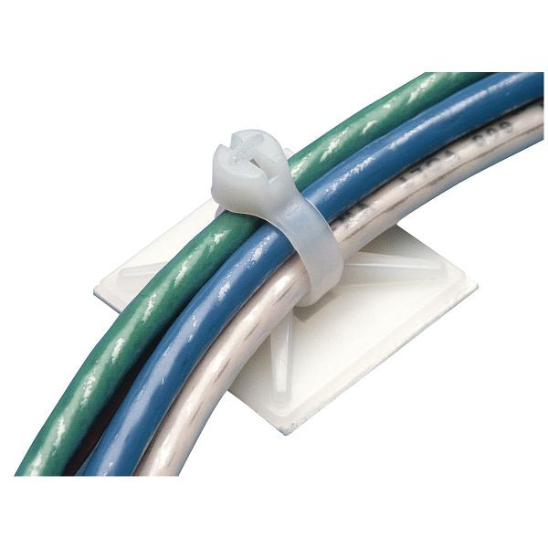 LAPP Kabelbindersockel Schraub-/ Klebesockel 28X28 natur Farbe, VE: 100 Stück, 61718614