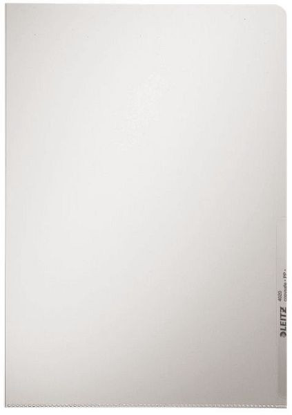 LEITZ 4020 Standard Sichthülle A4 PP-Hartfolie, glasklar, 0,16 mm, 4020-00-03