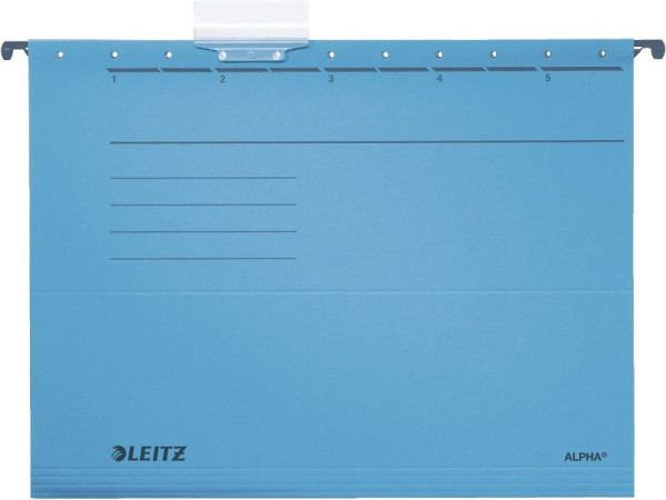 LEITZ 1985 Hängemappe ALPHA®, Pendarec-Karton, blau, 1985-00-35