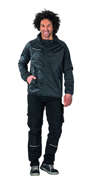 Planam Outdoor Fog Softshelljacke, grau, Größe 4XL, 3762068