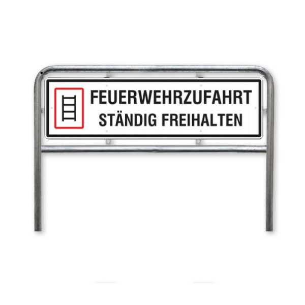 Stein HGS Hinweisschild, Feuerwehrzufahrt ständig freihalten, Stärke 2mm, 52.2768