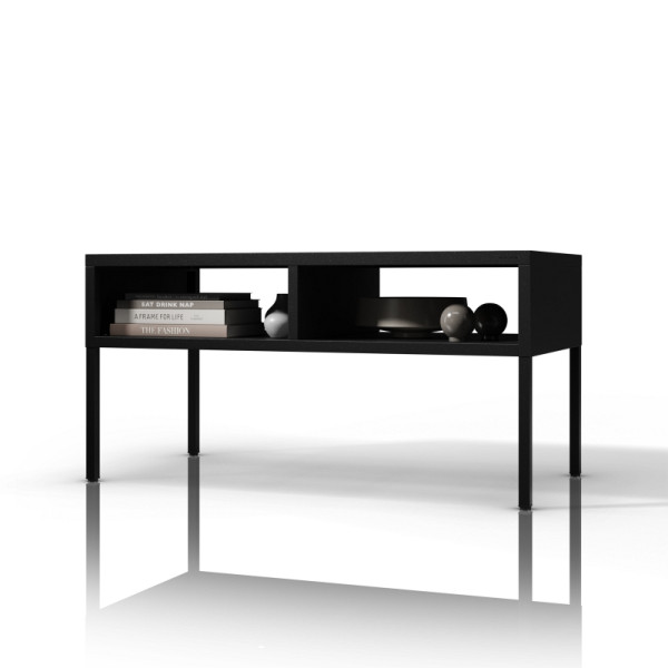 Jan Nowak Couchtisch MATTEO 900 x 450 x 450 mm, schwarz, 1789