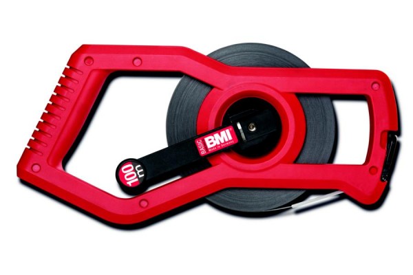 BMI Weißlackiertes Bandmaß, gedruckte Teilung, 501344100A