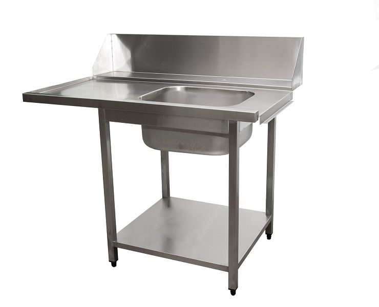 SARO Spültisch 1 Becken, rechts - B 1200 x T 700 mm