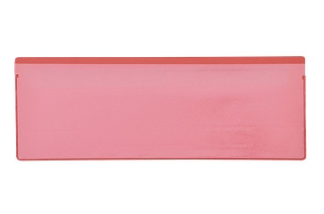 KROG Etikettentaschen - magnetisch, 220 x 80 mm, rot mit 1 Magnetstreifen, 5902093R