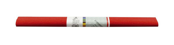 Werola Krepppapier AQUAROLA - 50 x 250 cm, rot, VE: 2,5 m, 82061-4620