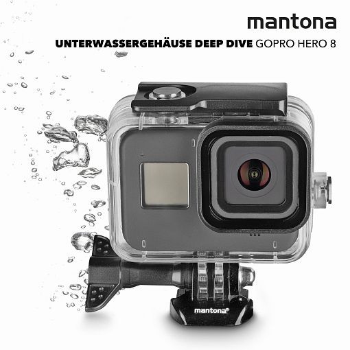 Mantona Unterwassergehäuse Deep Dive GoPro Hero 8, 1022979