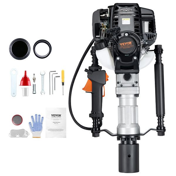 VEVOR 37,77cc Handramme Pfosten Ramme, 4-Takt Zaunpfahlramme 2 Köpfe, SCSQYDZJJH68LJ3X2V0