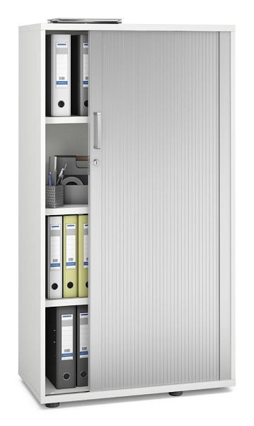 Deskin Rollladenschrank MULTI MODUL-PRO, Dekor weiß, B 800 x H 1500 x T 420 mm, 352312