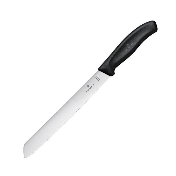 Victorinox Brotmesser 21cm schwarz, klassisch, Schweizer, CX745