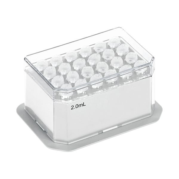 OHAUS Block für 24 x 2.0 ml Röhrchen, Schüttlerzubehör, 30400131