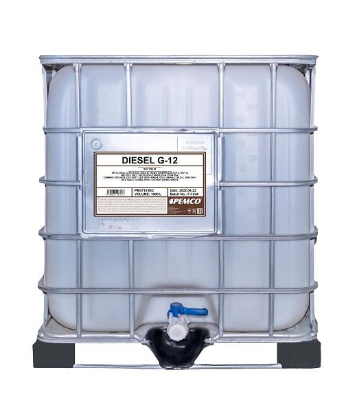 PEMCO Mehrbereichsöl 712 Diesel G-12 SHPD 10W-30, VE: 1000 l, PM0712-IBC