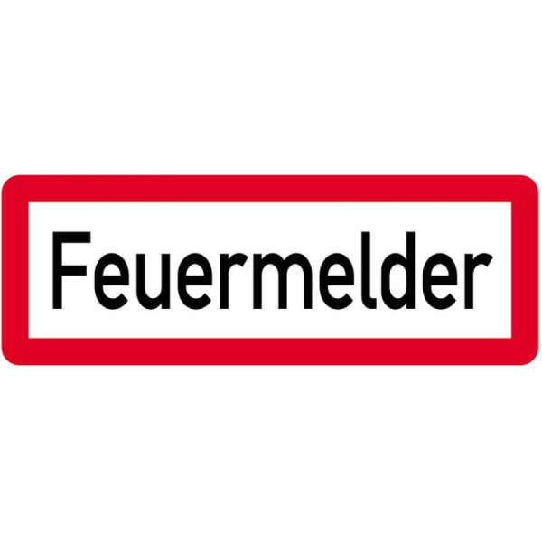 Stein HGS Sonderschild, Feuermelder, 597 x 210 mm, 14958
