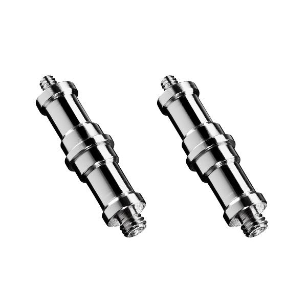 Walimex Set 2x Spigot Gewinde Adapter 3/8 Zoll und 1/4 Zoll, 1023550