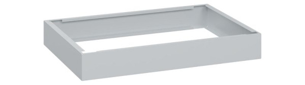 C+P Unterbauten Classic PLUS, C auf 100 mm hohem Sockel, Lichtgrau, 100 x 750 x 500 mm, Stahl-Sockel, 08000-7007505 S10000