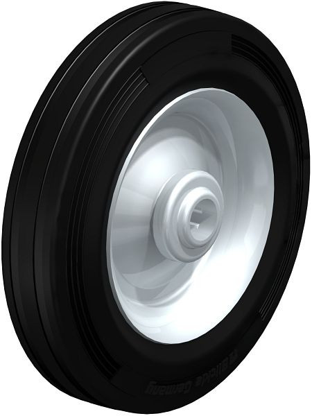 Blickle RD 202/20R Rad aus Zweikomponenten-Vollgummi, Schwarz, 3038