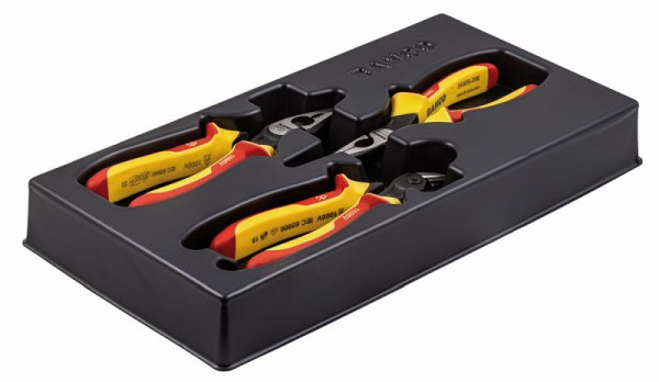 Bahco ERGO™ Zangen Set, isoliert, Stahllegierung, 3-teilig, 9897S/3