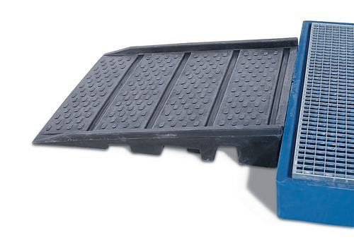 DENIOS Auffahrrampe aus Polyethylen (PE) für Bodenelemente BK, 114918