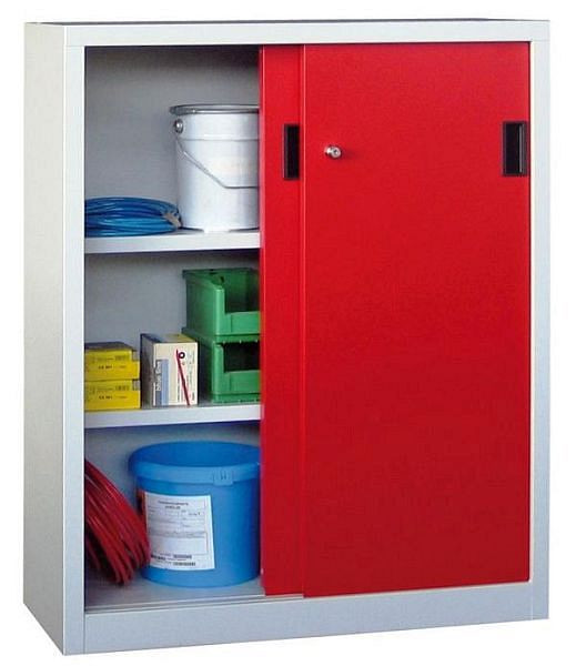Pavoy Schiebetürenschrank 1200/400/1000, Böden gepulvert, 30301-100-401-910905