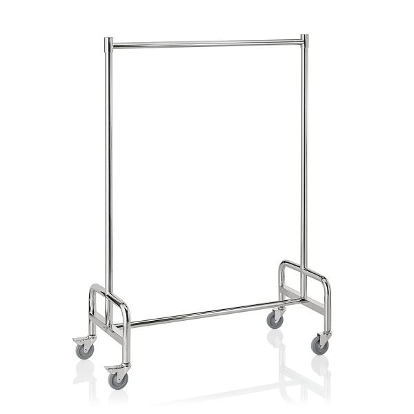 WAS Garderobenwagen, 120 x 53 x 170 cm, Chromnickelstahl, 4422000