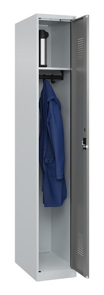 C+P Spind Evolo PLUS, 1 Abteil, 1850x300x500mm, 7035/0004, Verschluss Zylinderschloss, Ablageböden 1, 049000-10 S10041