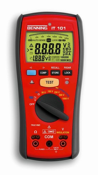 Benning IT 101, Isolations- und Widerstandsmessgerät, 044033
