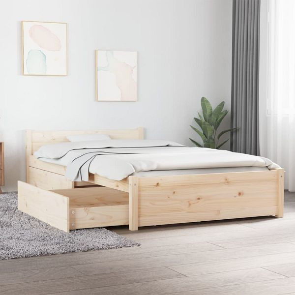 vidaXL Bett mit Schubladen 90x200 cm, 3103483
