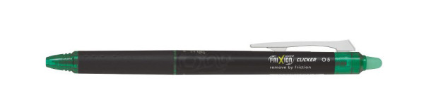 PILOT Tintenroller FriXion Point Clicker - 0,3 mm, radierbar, grün, BLRT-FRP5-G