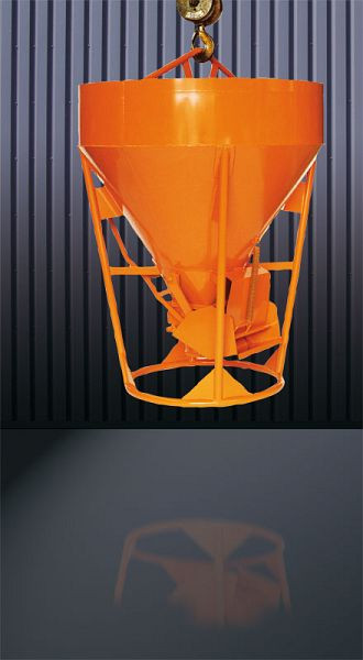 Eichinger Betonsilo 1010.7, 400l, Angeschweißte Kette, Federzug, Auslauf Ø 150 mm, Modell ORU, 10100700300000