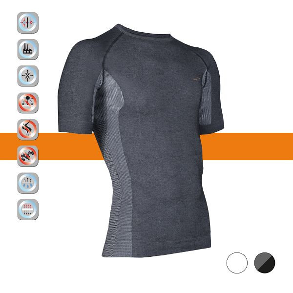 SIMLOC Shirt, anthrazit, Größe: 3XL-4XL, 37% Polyester THERMOCOOL, VE: 2 Stück, 3-01-01-3XL-03