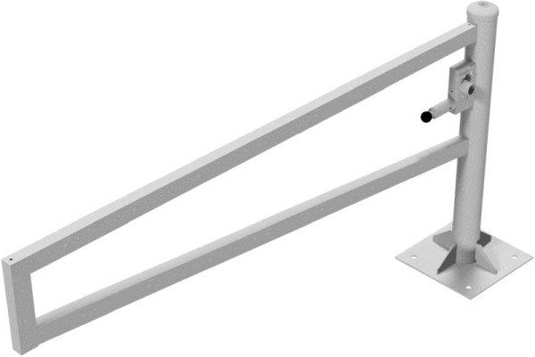 Schake Drehbare Wegesperre, selbsteinrastende Verriegelung 2,00m mit Dreikantverschluss, 4013_20FP