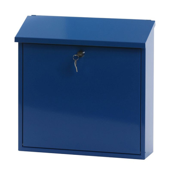STEIN HGS Wandbriefkasten Malagan, blau, 83705.0005