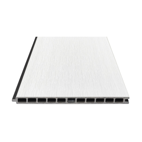 T&J ELZE-Serie WPC-Steckzaunsystem, Zaunlamelle BREIT 20 x 280 x 1790 mm, WEIß co-extrudiert, 44640