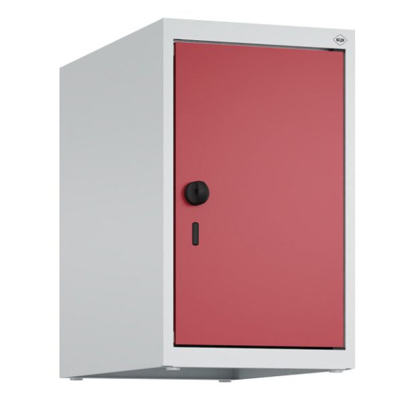 C+P Schrankaufsatz Classic PLUS, Aufsatzschrank, 7035/3003, Drehriegel, 500x300x500mm, 1 Abteil, 080090-10 S10001
