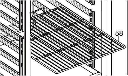 ALPENINOX Tragrost für Serie 702 und 1402, für GN 2/1, CNS, B x T in mm: 530 x 650, 402881016