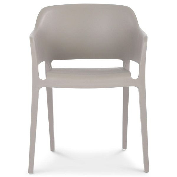 Deskin Stapel-/Schalenstuhl IBIZA PRO, Polypropylen hellgrau, 359987