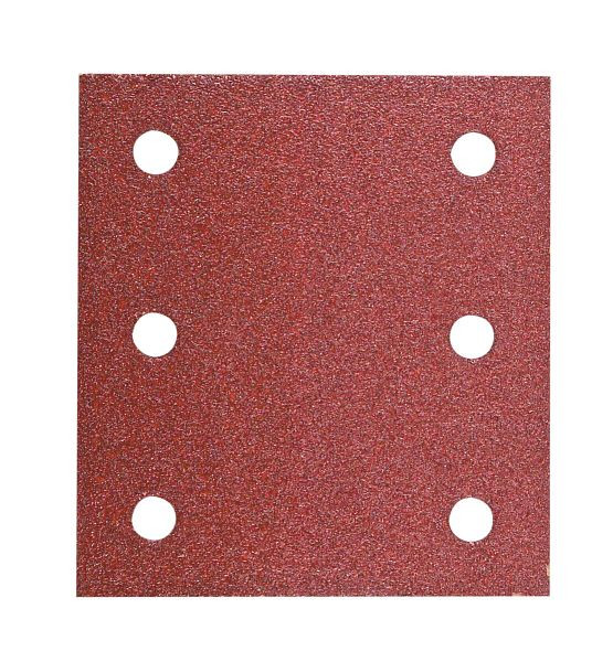 HiKOKI Haftschleifblatt 114x104mm P40, Rot, VE: 10 Stück, 753041