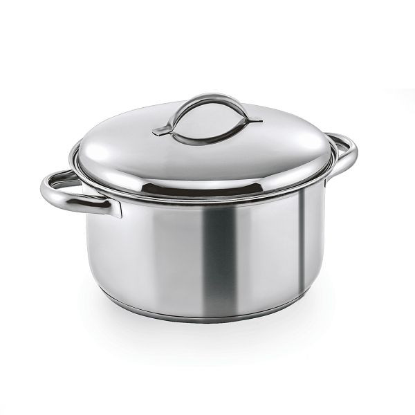 WAS Cookware 19 Fleischtopf mit Deckel, Durchmesser 16 cm, 1,8 Liter, 1907160