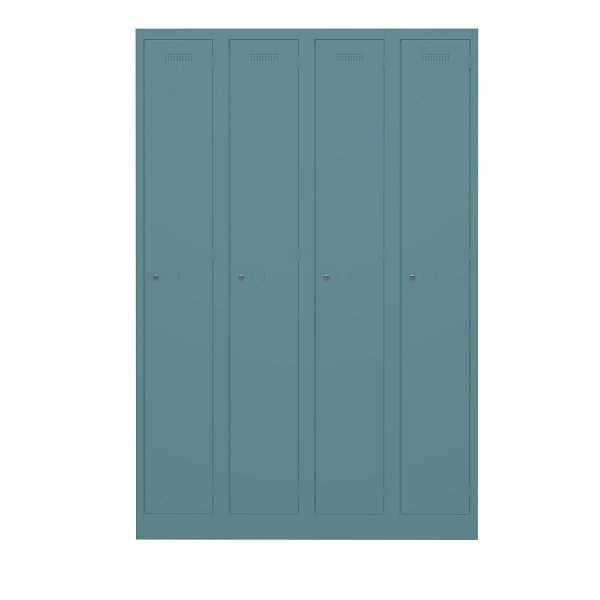 Bisley Garderobenschrank Primary Locker, 4 Abteile, 674 doulton, PL3050Q1674
