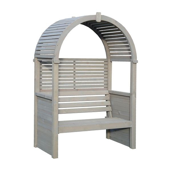 T&J RELAKS Freisitz, 1286 x 1964 x 736 mm, Kiefer/ Fichte, grau vorbehandelt, 19702