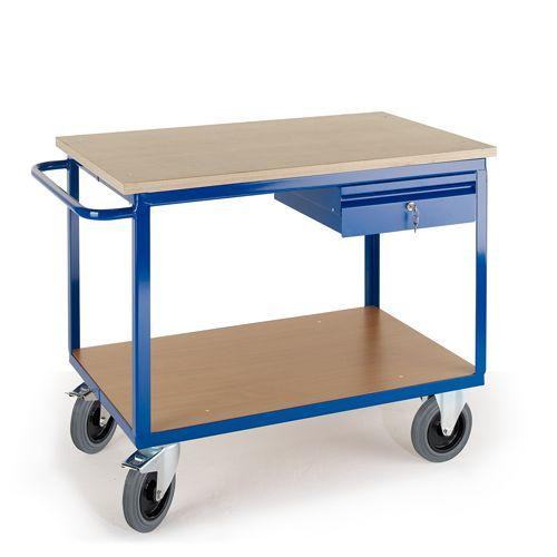 Rollcart Werkstattwagen mit Schublade (1250x700), Tragkraft: 600 kg, 07-4315