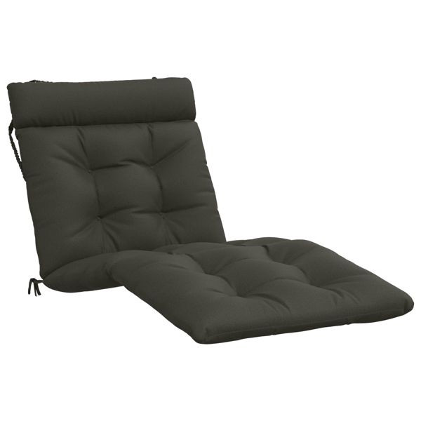 vidaXL Sonnenliege Kissen VIANEN 100 % Polyester Anthrazit, 953935