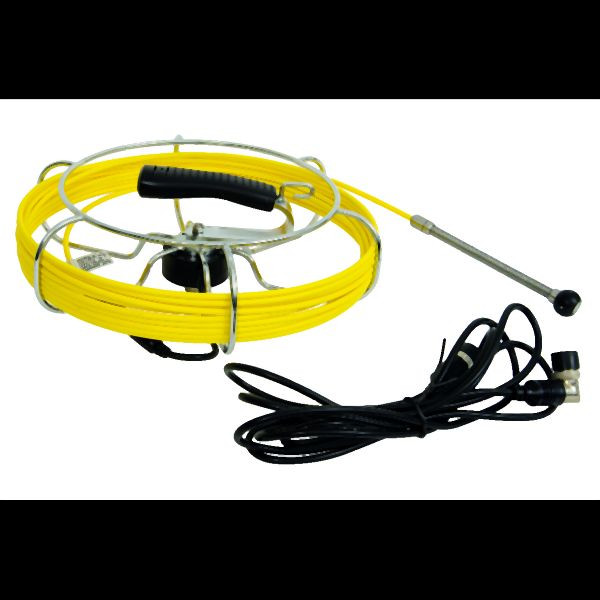 BRINKO Kamerakopf-Set Ø 12 mm, Länge 10 m, Kamerasonde für Inspektionskamera, 3750/10