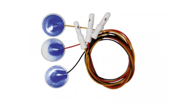 Golmed Neonatenelektrode "Schaumstoff" mit DIN-Stecker, Clear Gel, Ø 20 m, VE: 120 Stück, G20KL-M
