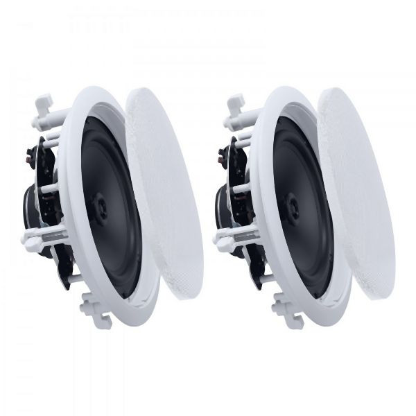 VEVOR 203,2 mm Deckenlautsprecher 1 Paar, Runde 2-Wege, HiFi-Klang, 150 W, Feuchte Umgebungen, Bad, Küche, Veranda, DPXDSYSQ8YCLN4YP6001V9